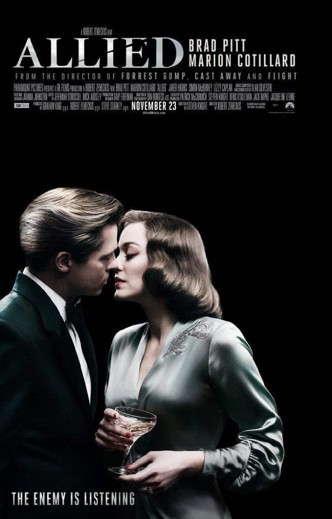 「Allied」のポスター