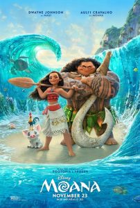 「モアナと伝説の海」のポスター